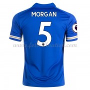 Fotballdrakter Leicester City 2020-21 Wes Morgan 5 Hjemme Draktsett..